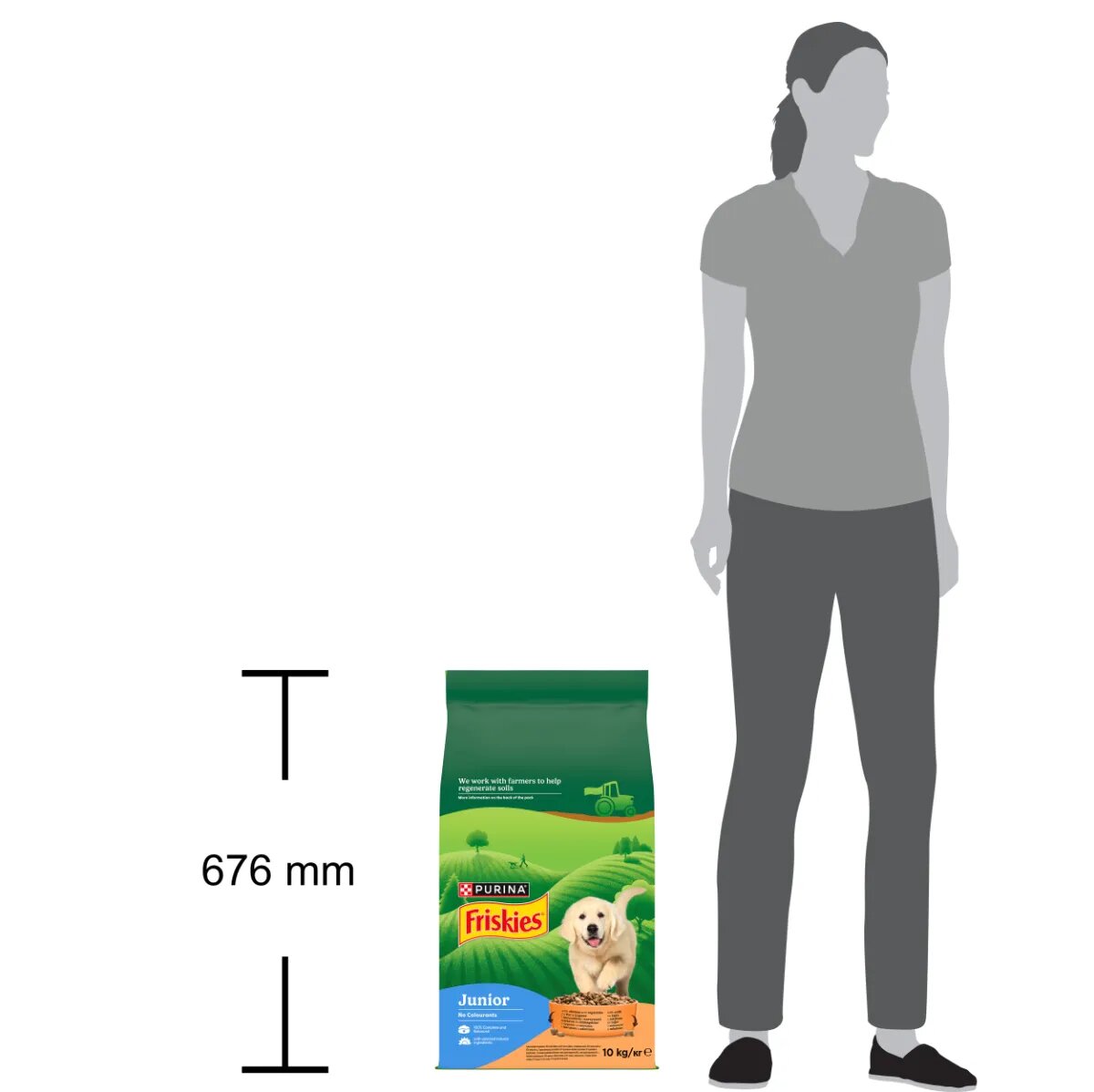 Friskies Junior XS-XL Pui și Legume hrană uscată câini junior 15kg