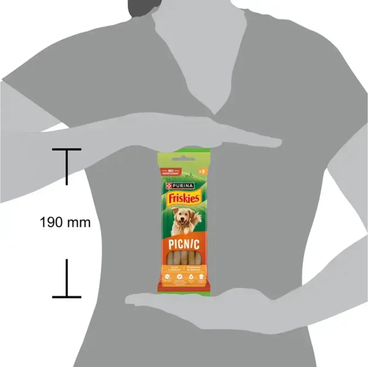 Friskies Picnic XS-XL Pui punguță recompense câini 42g