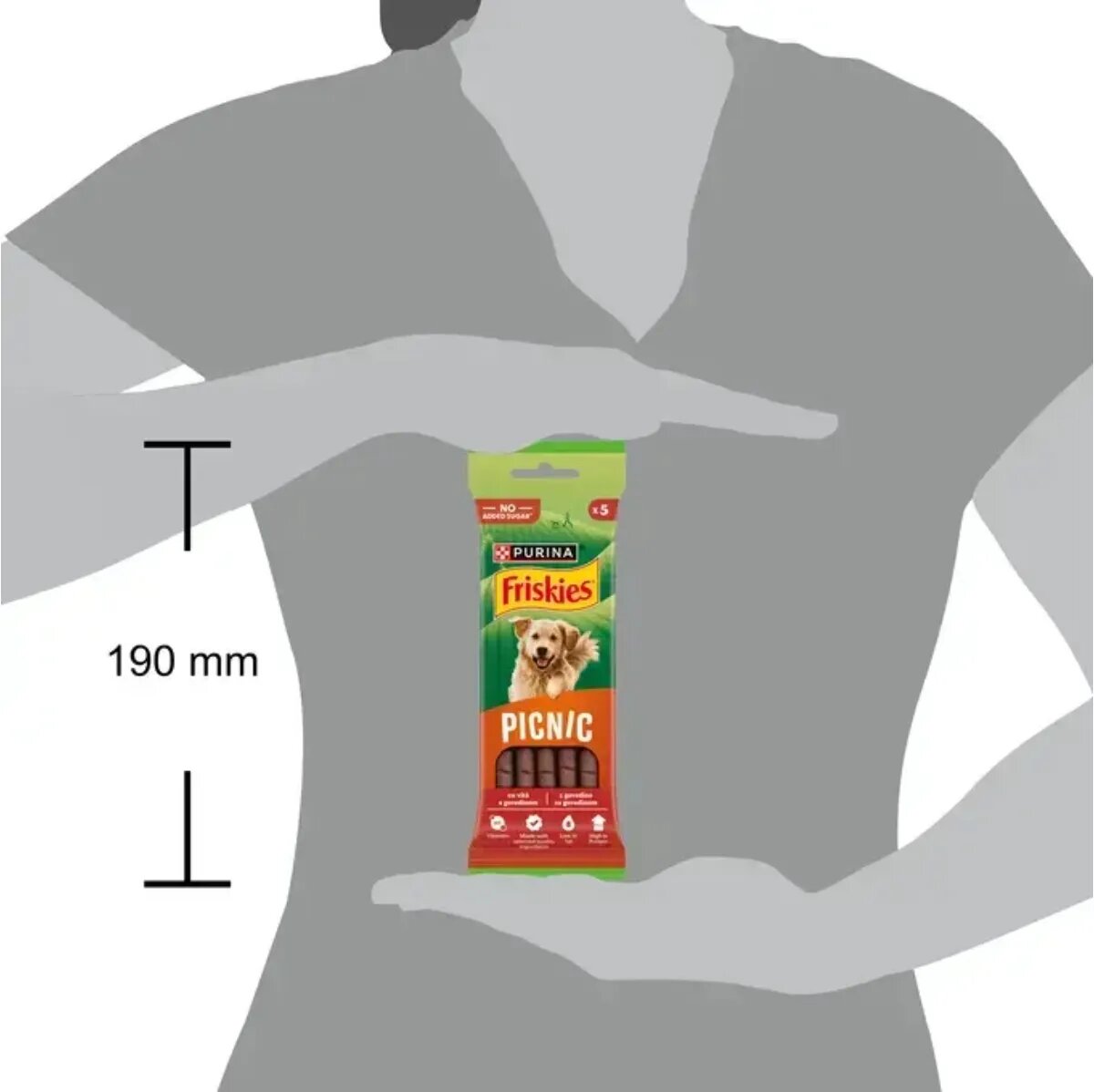 Friskies Picnic XS-XL Vită punguță recompense câini 42g