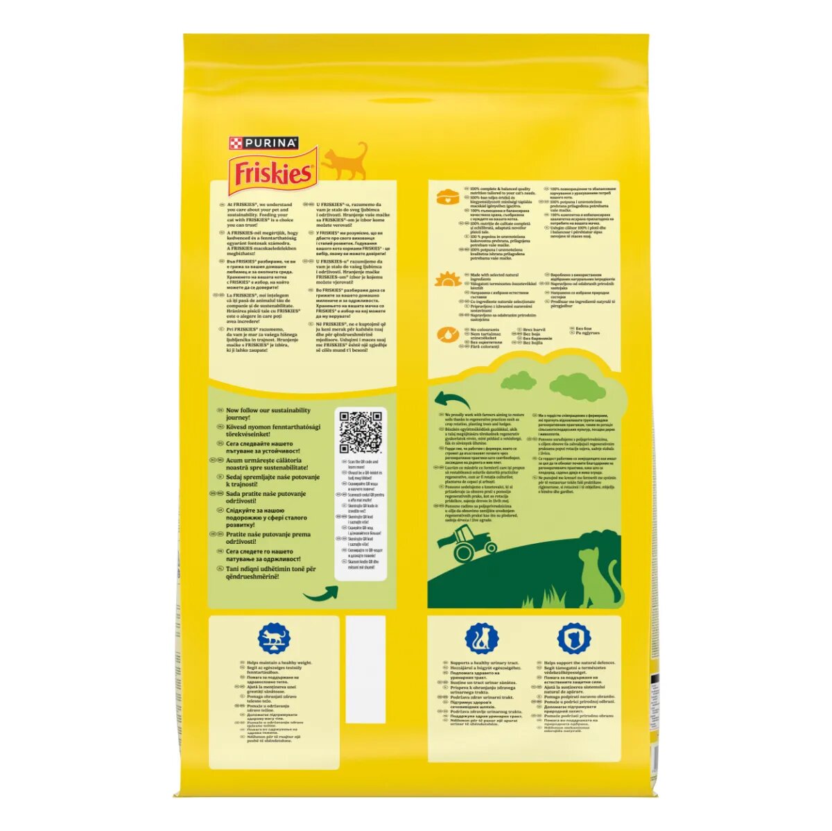 Friskies Sterilised Somon și Legume hrană uscată pisici sterilizate 10kg
