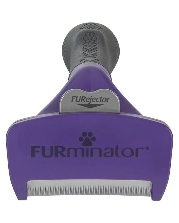 Furminator perie pisici păr lung anti-năpârlire metal M-L perie pisici păr lung anti-năpârlire metal