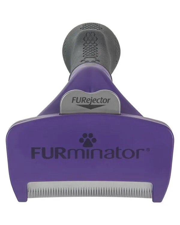Furminator perie pisici păr lung anti-năpârlire metal M-L perie pisici păr lung anti-năpârlire metal