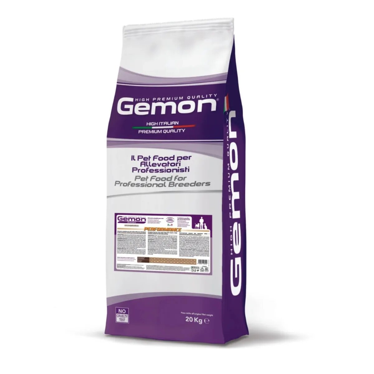 Gemon Breeders Performance XS-XL Pui și Orez hrană uscată câini activitate intensă 20kg