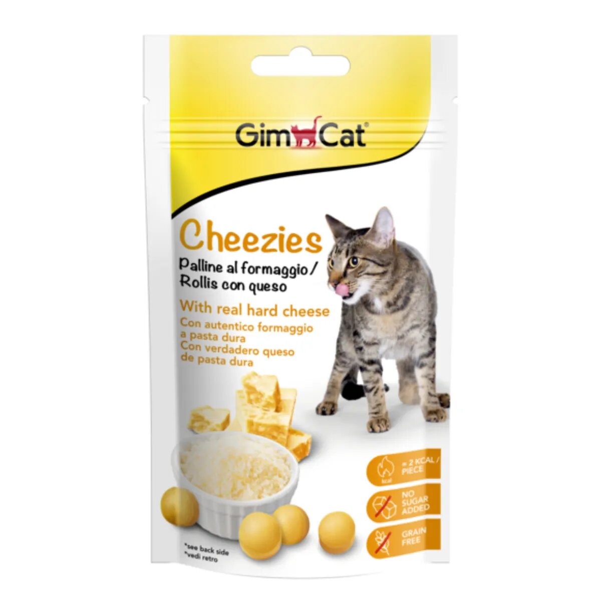 GimCat Käse-Rollis Cheezies Brânză punguță recompense pisici 50g
