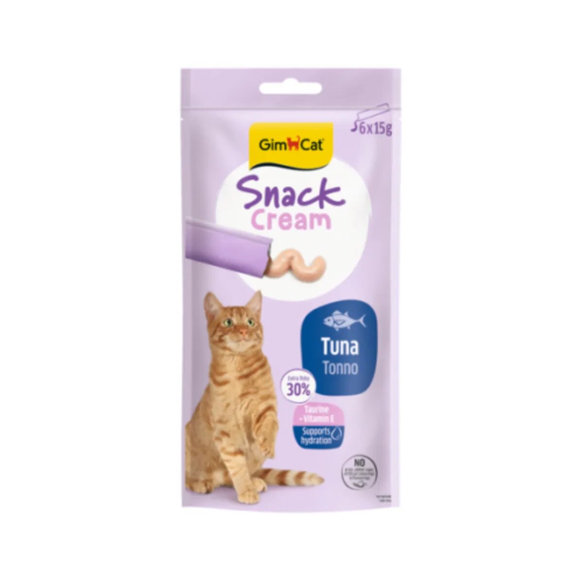 GimCat Snack Cream Ton punguță recompense pisici 90g