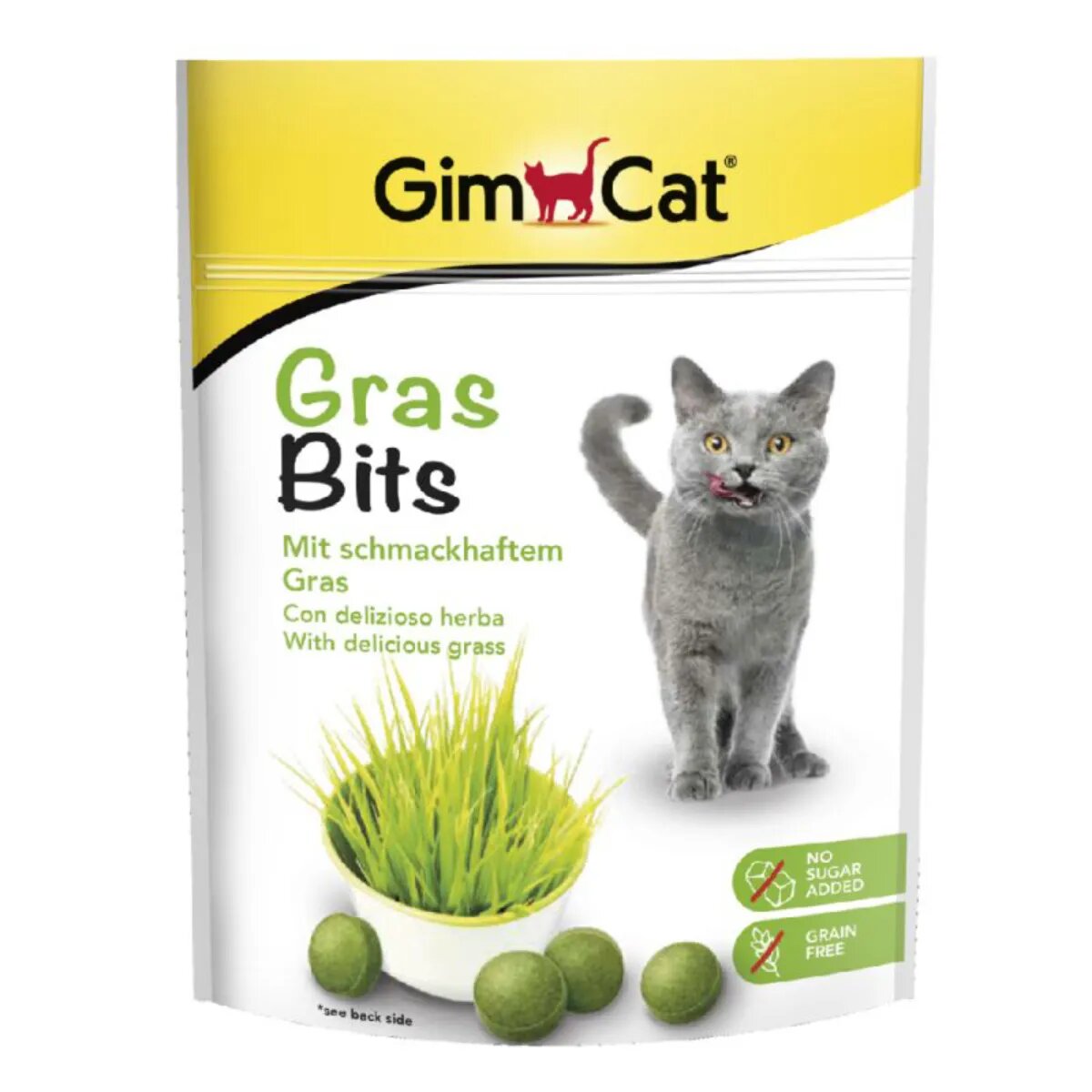 GimCat Tasty Tabs Gras Bits punguță recompense pisici 50g