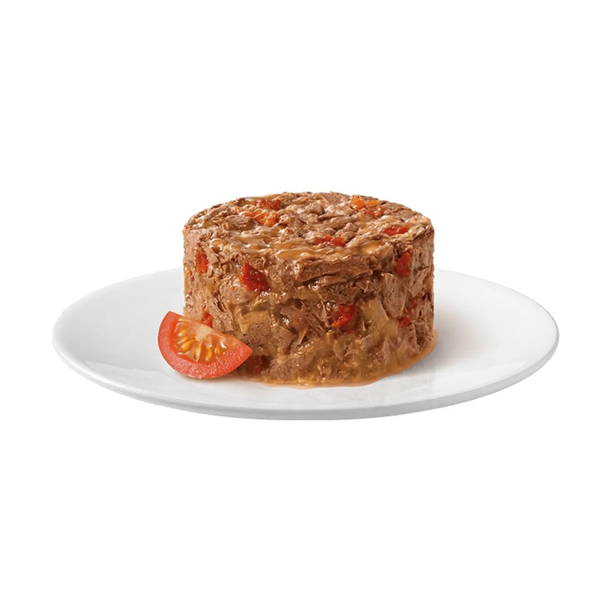Gourmet PURINA Gold Savoury Cake Vită cu Roșii conservă hrană umedă pisici (bucăți de carne) 85g