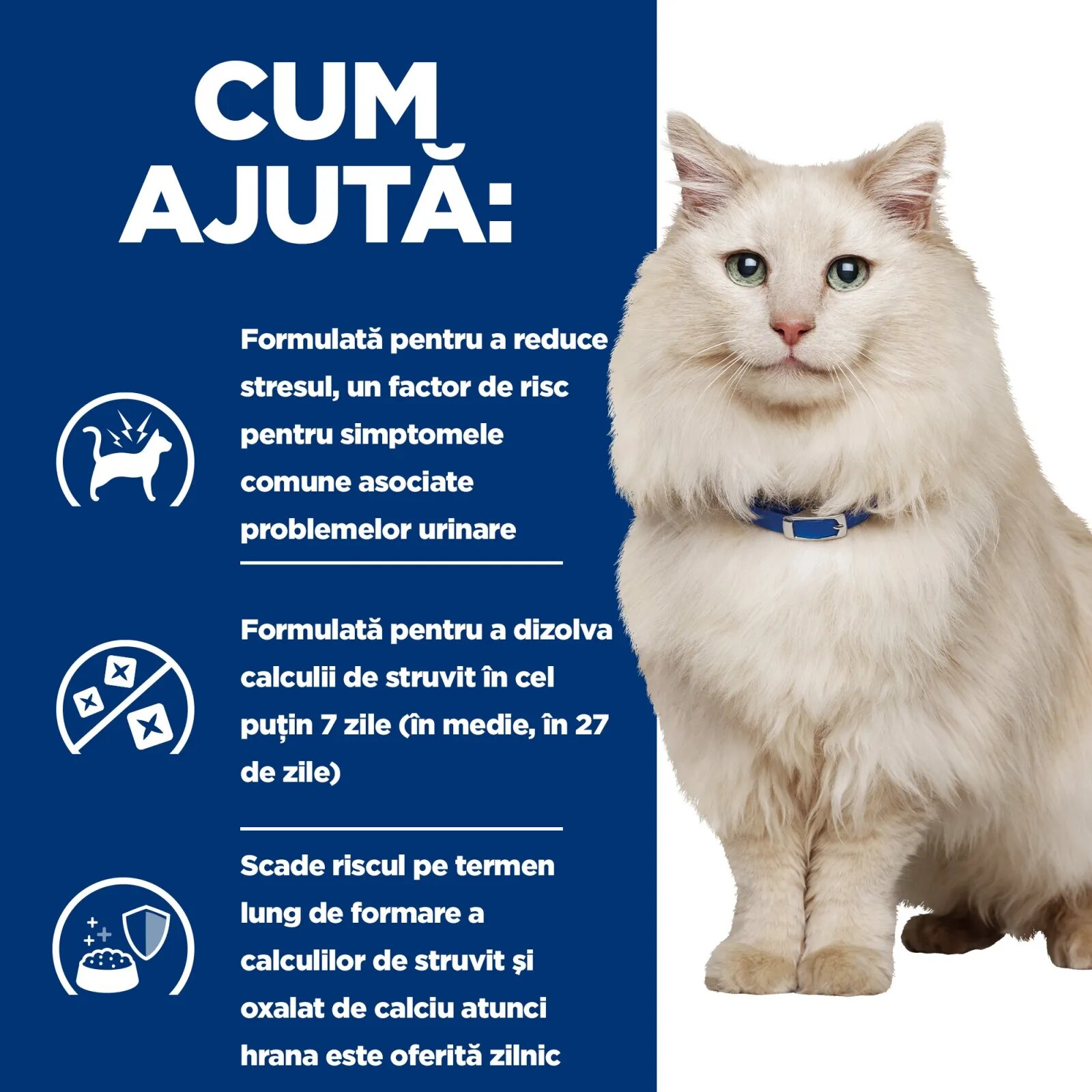 HILL'S Prescription Diet c/d Pui dietă veterinară plic hrană umedă pisici sistem urinar sistem nervos & calmante (în sos) bax 85g x 12buc