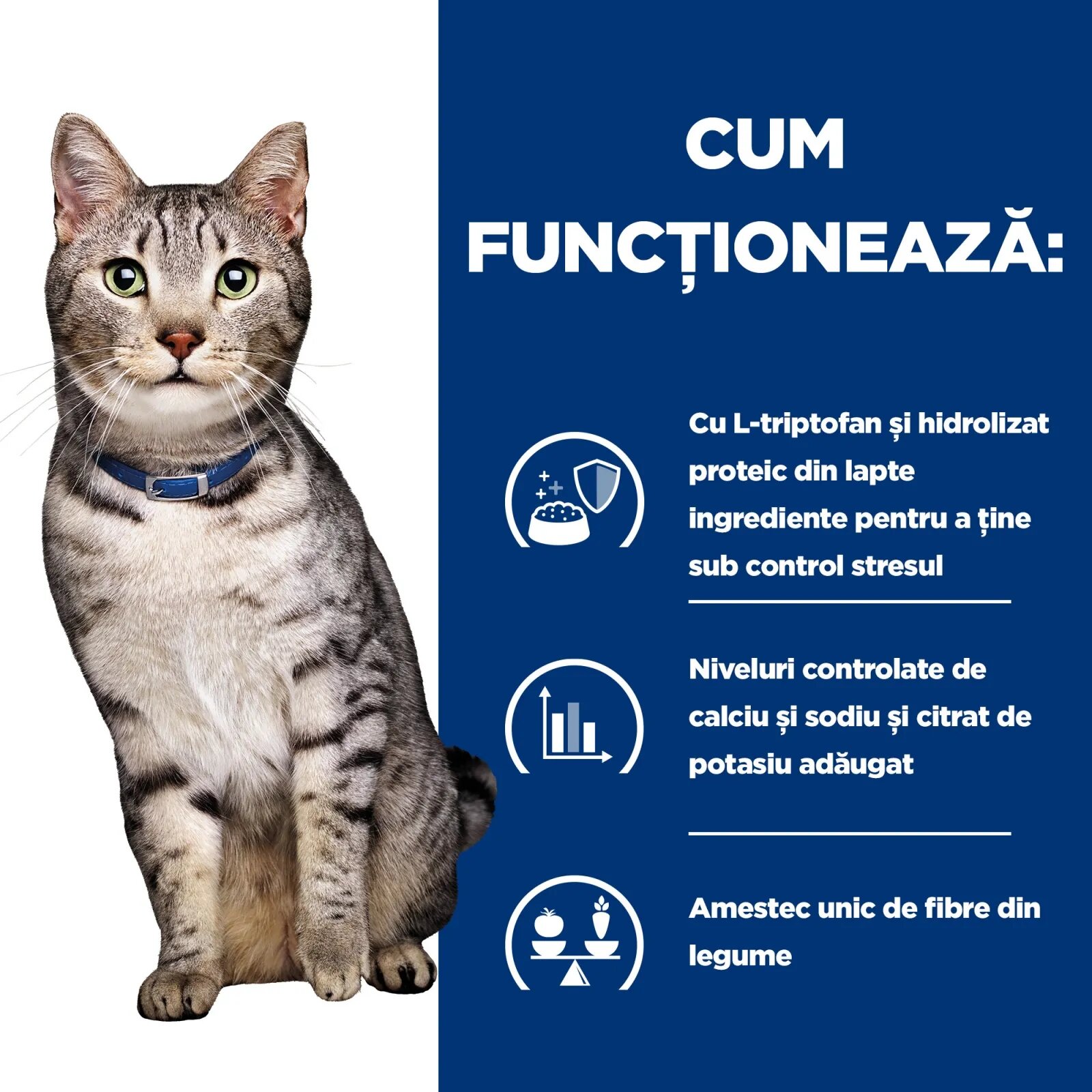 HILL'S Prescription Diet c/d Stress + Metabolic Pui dietă veterinară pisici hrană uscată sistem urinar sistem nervos metabolism 1.5kg