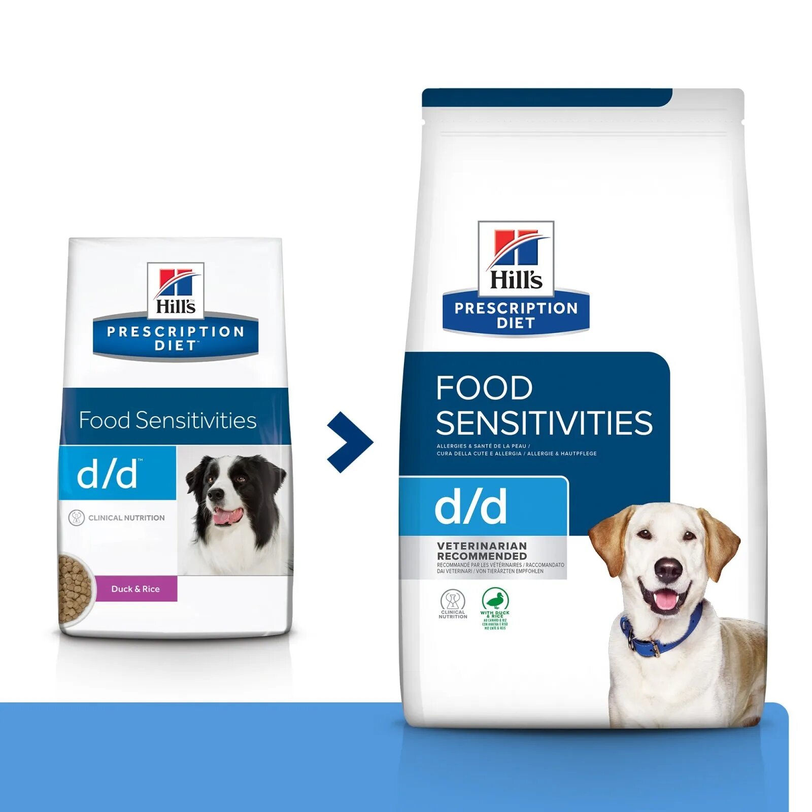 HILL'S Prescription Diet d/d Food Sensitivities Rață cu Orez dietă veterinară câini hrană uscată sensibilități digestive d/d Food Sensitivities Rață cu Orez dietă veterinară câini hrană uscată piele & blana sistem digest