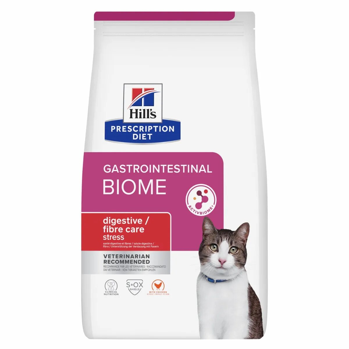 HILL'S Prescription Diet Gastrointestinal Biome Stress Pui dietă veterinară hrană uscată pisici sistem digestiv 3kg