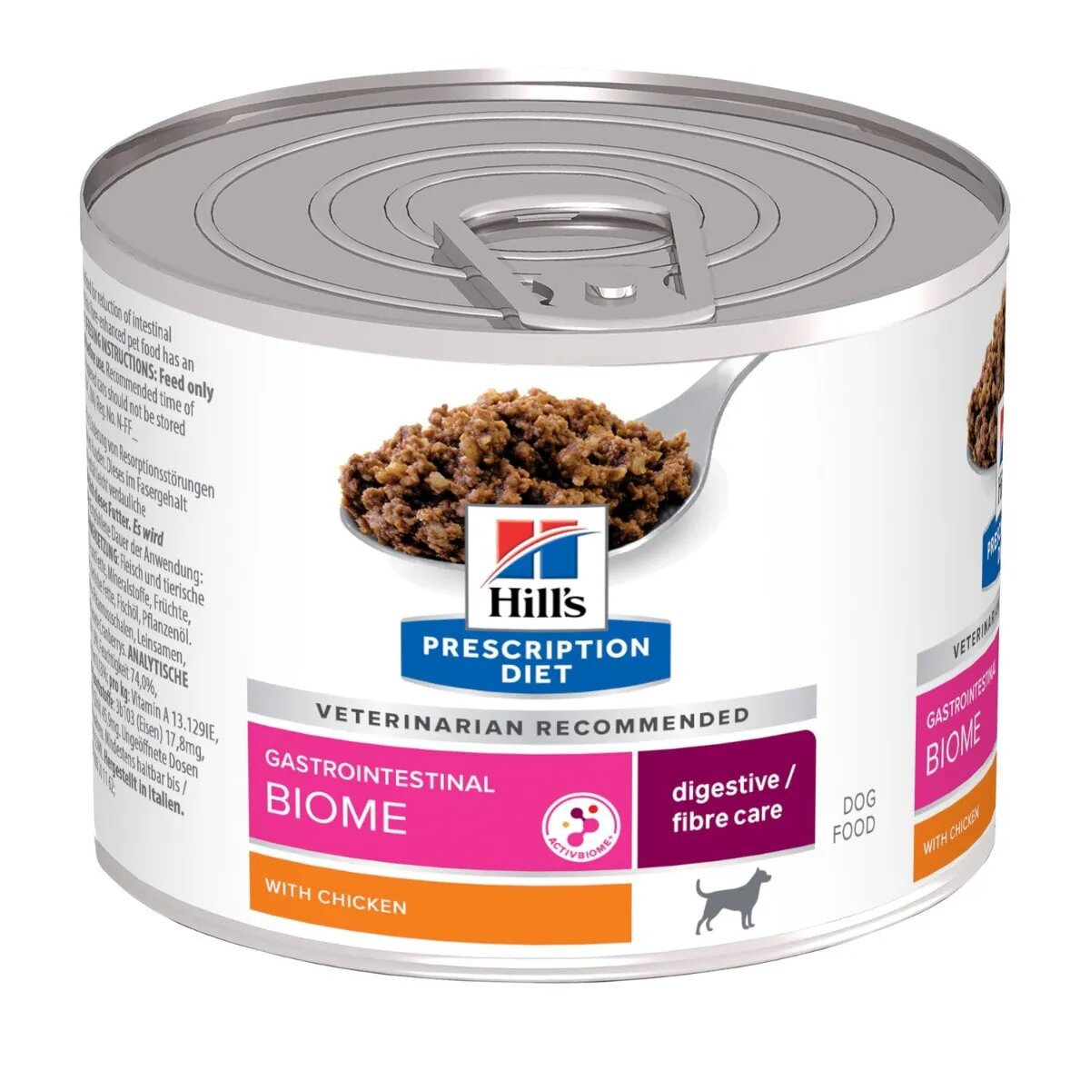 HILL'S Prescription Diet Gastrointestinal Biome XS-XL Pui dietă veterinară conservă hrană umedă câini sistem digestiv (pate) 200g