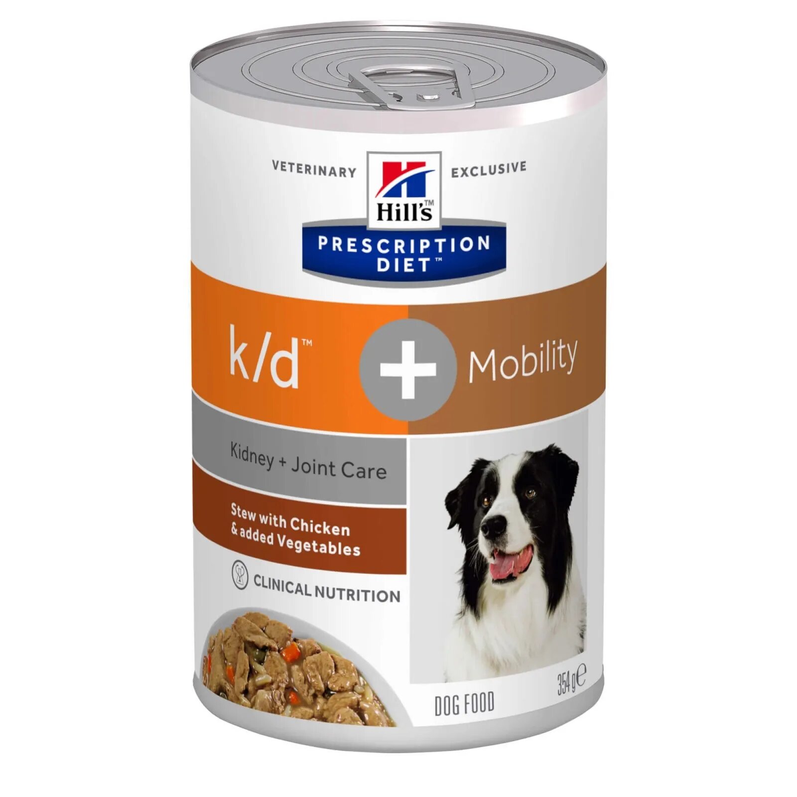 HILL'S Prescription Diet Hill's PD Canine K/D + Mobility Chicken&Veggie Stew 354 g Hill's PD Canine K/D + Mobility Chicken&Veggie Stew bax 354g x 6buc