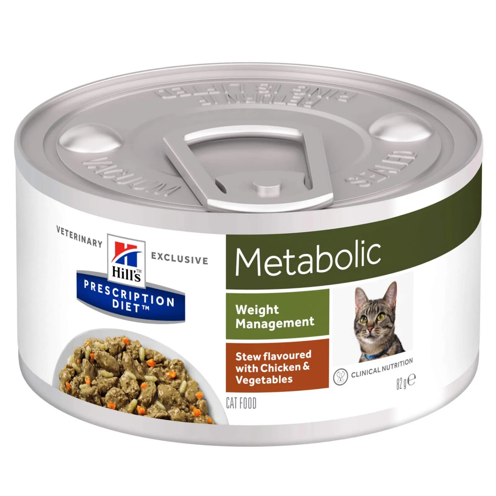 HILL'S Prescription Diet Hill's PD Feline Metabolic Chicken & Veggie Stew 82 g