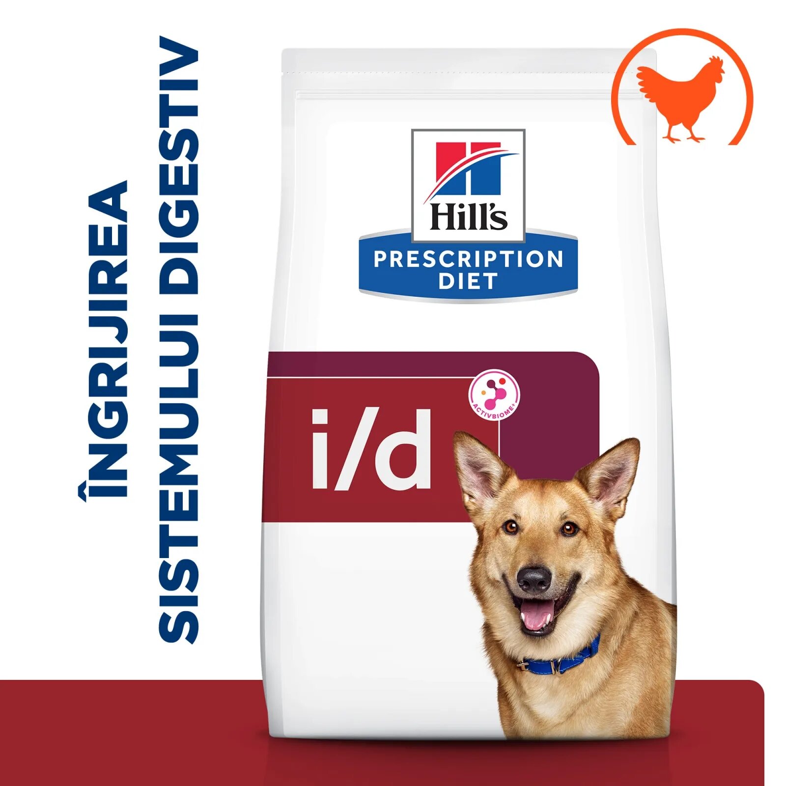 HILL'S Prescription Diet HILL'Sss Prescription Diet i/d Digestive Care Pui dietă veterinară câini hrană uscată sensibilități digestive i/d Digestive Care Pui dietă veterinară câini hrană uscată sistem digestiv 12kg