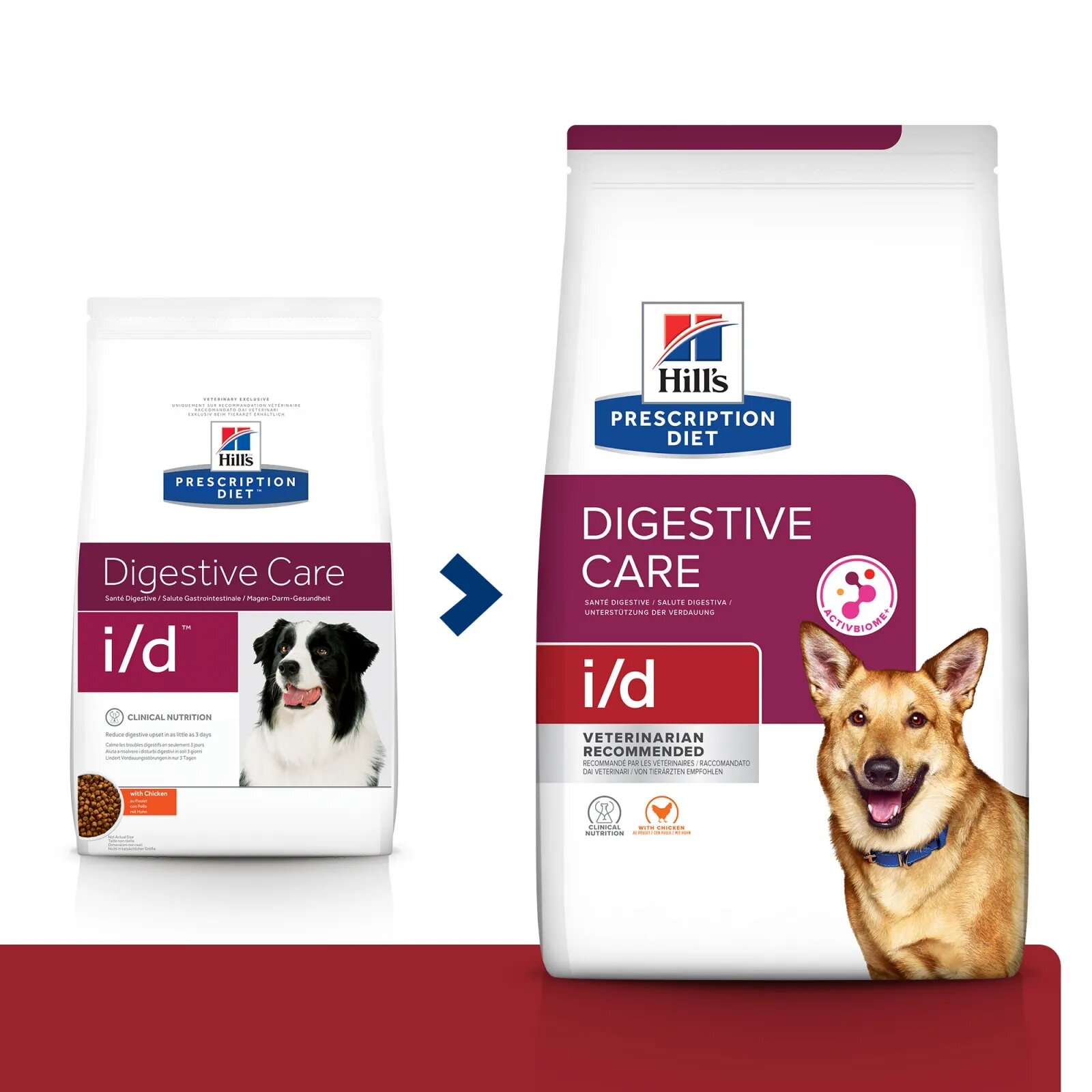 HILL'S Prescription Diet HILL'Sss Prescription Diet i/d Digestive Care Pui dietă veterinară câini hrană uscată sensibilități digestive i/d Digestive Care Pui dietă veterinară câini hrană uscată sistem digestiv 16kg