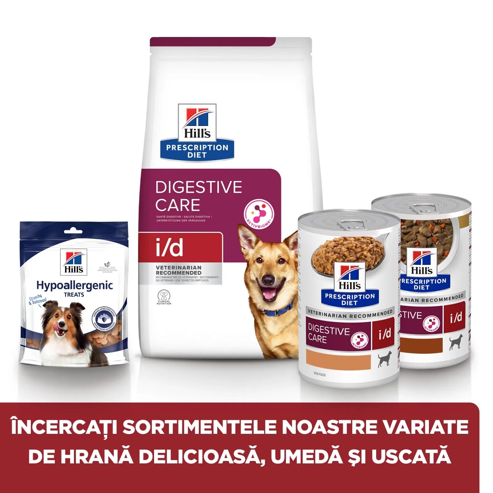 HILL'S Prescription Diet HILL'Sss Prescription Diet i/d Digestive Care Pui dietă veterinară câini hrană uscată sensibilități digestive i/d Digestive Care Pui dietă veterinară câini hrană uscată sistem digestiv 4kg