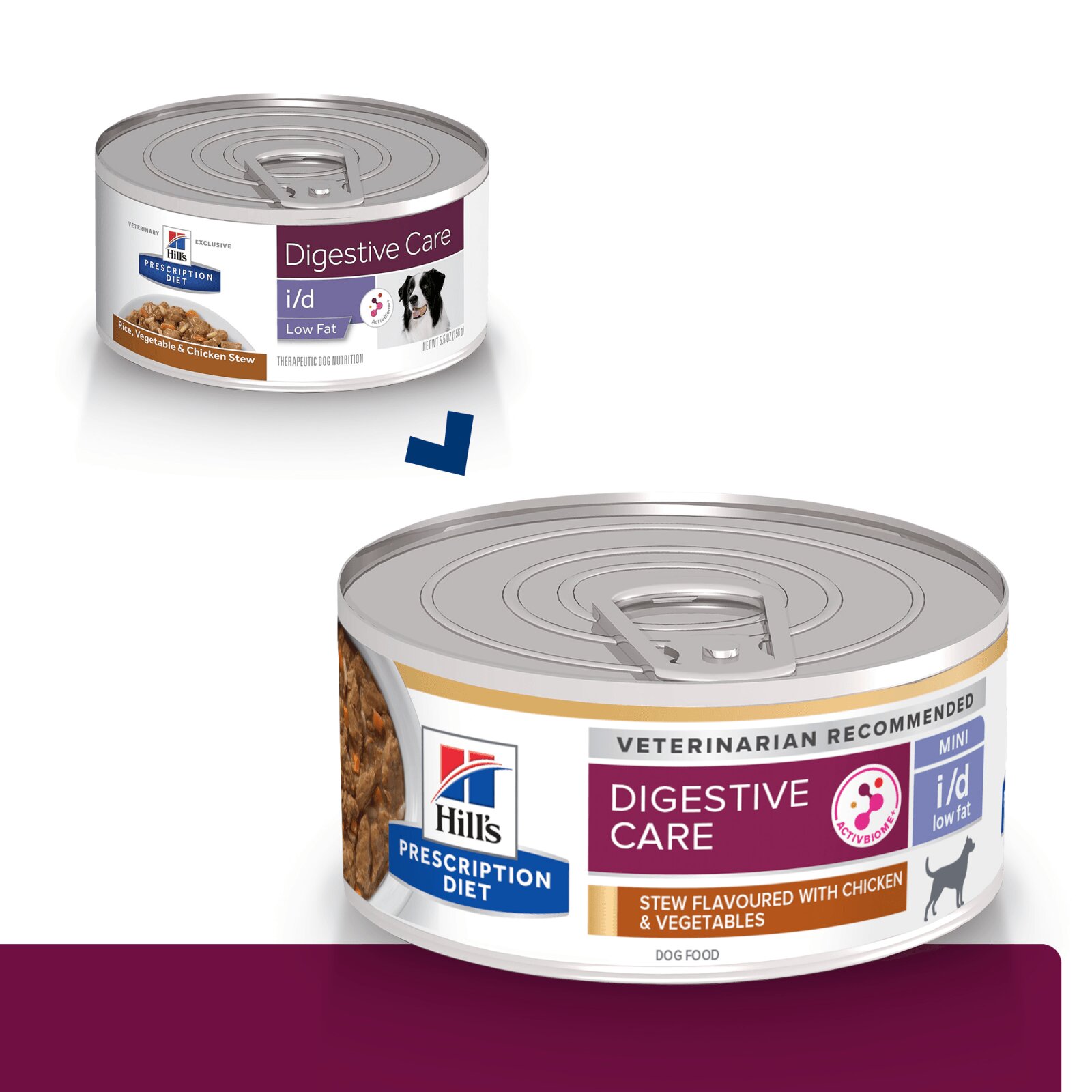 HILL'S Prescription Diet i/d Digestive Care Low Fat Pui cu Legume dietă veterinară câini conservă hrană umedă sensibilități digestive i/d Digestive Care Low Fat Pui cu Legume dietă veterinară câini conservă hrană umedă si