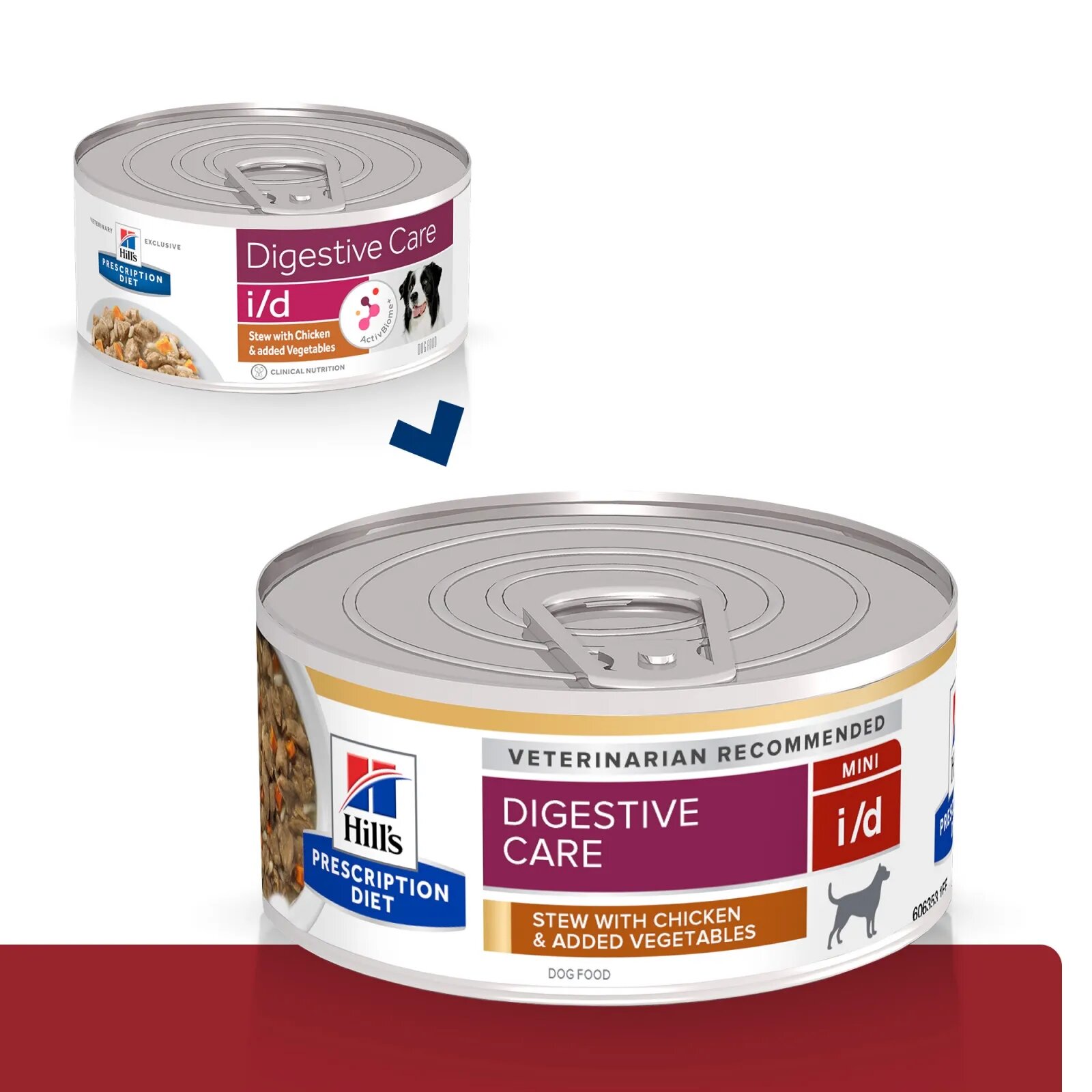 HILL'S Prescription Diet i/d Digestive Care Pui cu Legume dietă veterinară câini conservă hrană umedă sensibilități digestive i/d Digestive Care Pui cu Legume dietă veterinară câini conservă hrană umedă sistem digestiv (