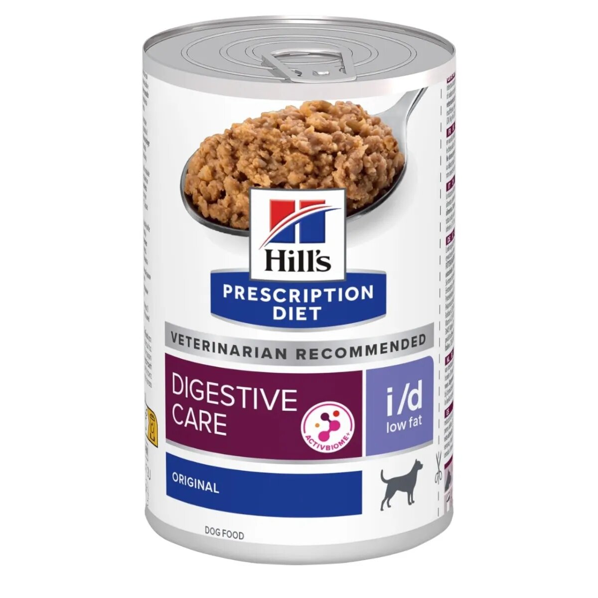 HILL'S Prescription Diet i/d Low Fat XS-XL Pui dietă veterinară conservă hrană umedă câini sistem digestiv obezitate (pate) 360g
