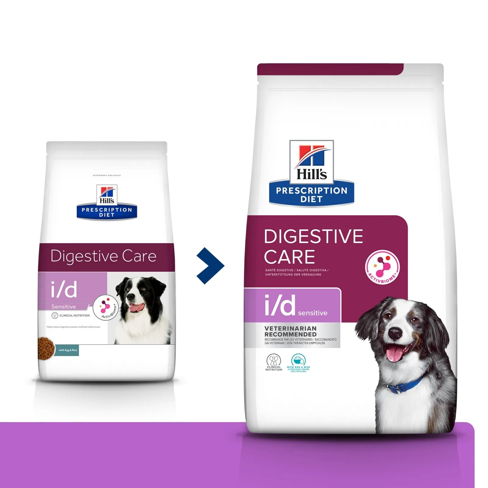 HILL'S Prescription Diet i/d Sensitive Digestive Care Ou și Orez dietă veterinară câini hrană uscată sensibilități digestive i/d Sensitive Digestive Care Ou și Orez dietă veterinară câini hrană uscată sistem digestiv 12k