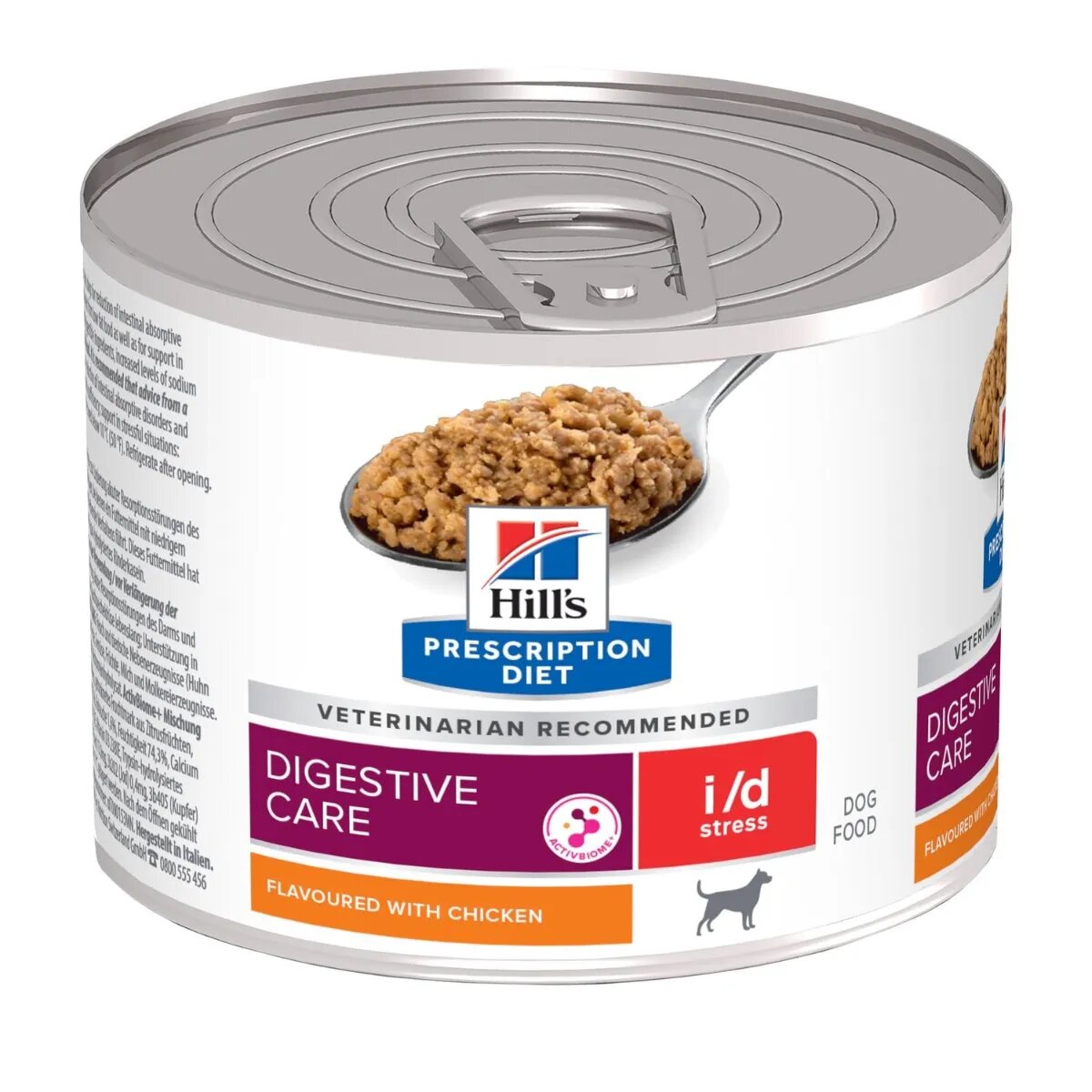 HILL'S Prescription Diet i/d Stress XS-S Pui dietă veterinară conservă hrană umedă câini sistem digestiv sistem nervos & calmante (pate) 200g