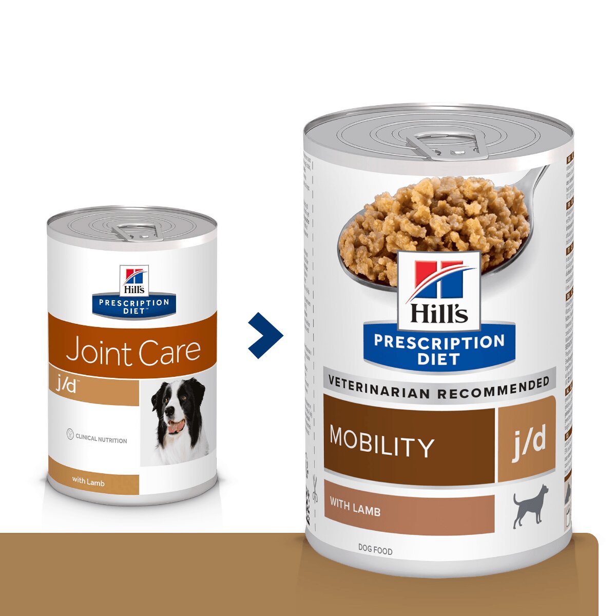 HILL'S Prescription Diet j/d Mobility Pui dietă veterinară câini conservă hrană umedă afecțiuni articulare 370g