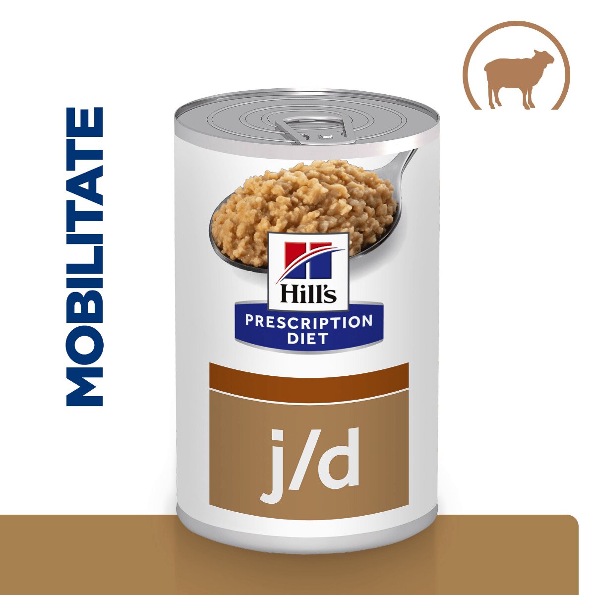 HILL'S Prescription Diet j/d Mobility Pui dietă veterinară câini conservă hrană umedă afecțiuni articulare 370g