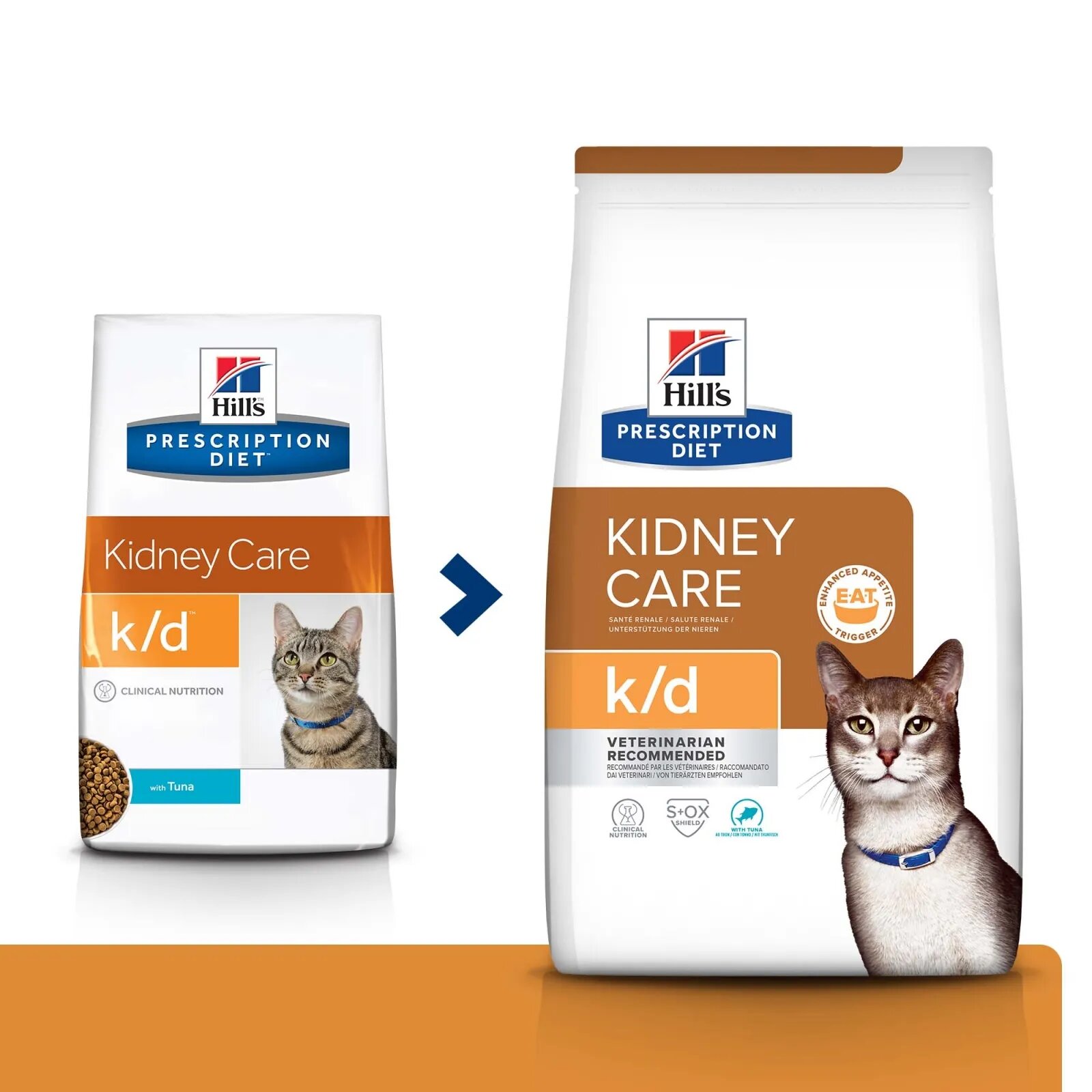 HILL'S Prescription Diet k/d Kidney Care Ton dietă veterinară pisici hrană uscată afecțiuni renale k/d Kidney Care Ton dietă veterinară pisici hrană uscată sistem renal 3kg