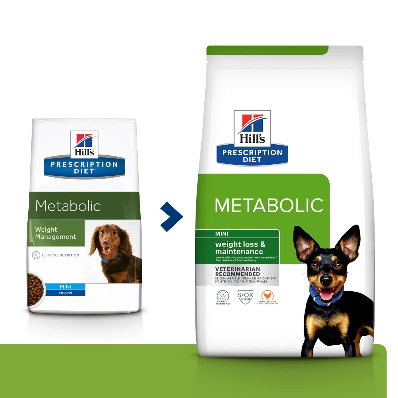 HILL'S Prescription Diet Metabolic Mini dietă veterinară câini hrană uscată afecțiuni metabolice (obezitate) Metabolic Mini dietă veterinară câini hrană uscată metabolism (obezitate si diabet) 1kg