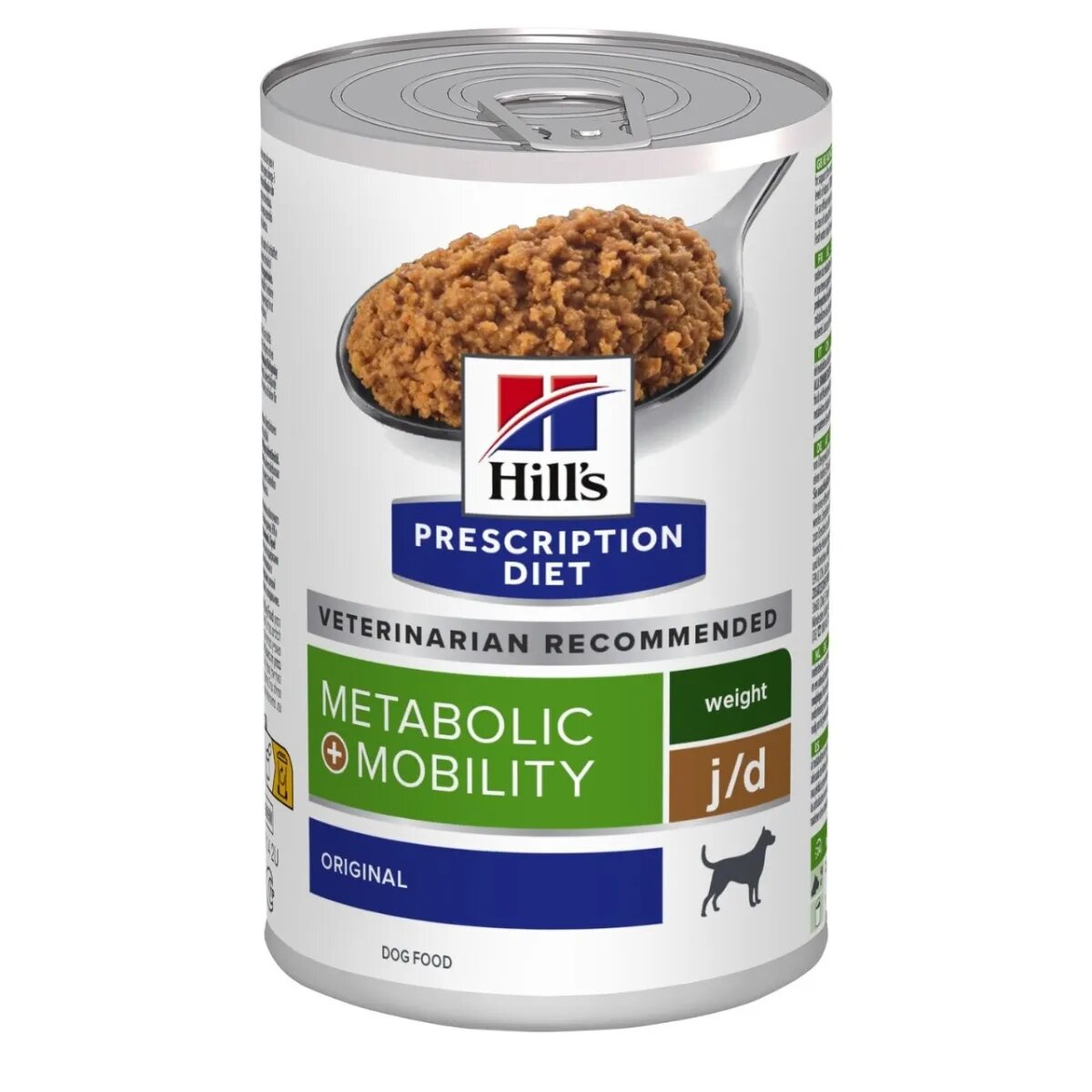 HILL'S Prescription Diet Metabolic + Mobility XS-XL Pui dietă veterinară hrană umedă câini obezitate sistem articular (pate) 370g