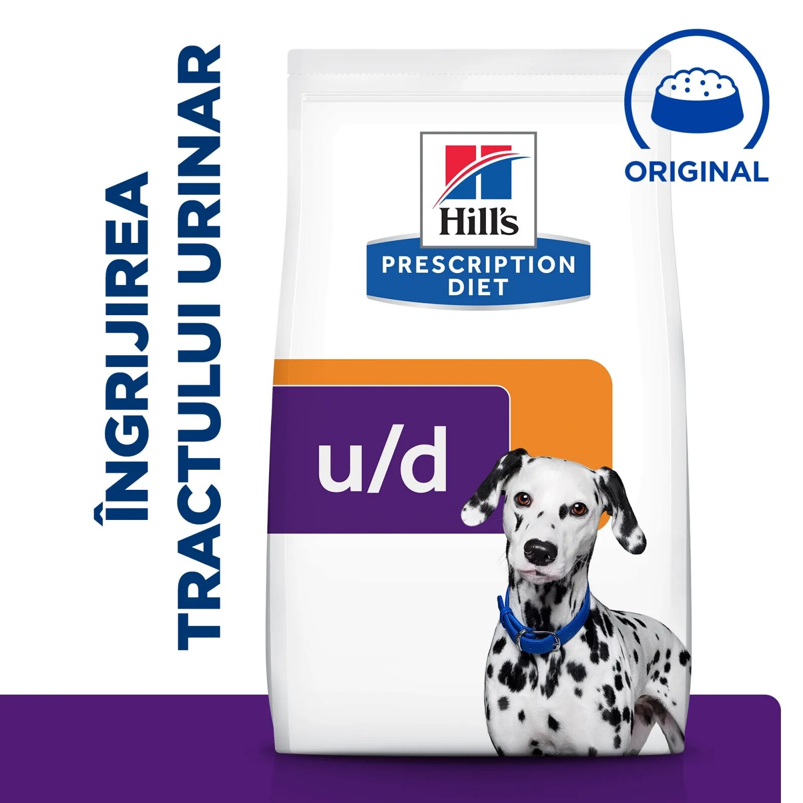 HILL'S Prescription Diet u/d Urinary Care dietă veterinară câini hrană uscată afecțiuni urinare u/d Urinary Care dietă veterinară câini hrană uscată sistem urinar 10kg