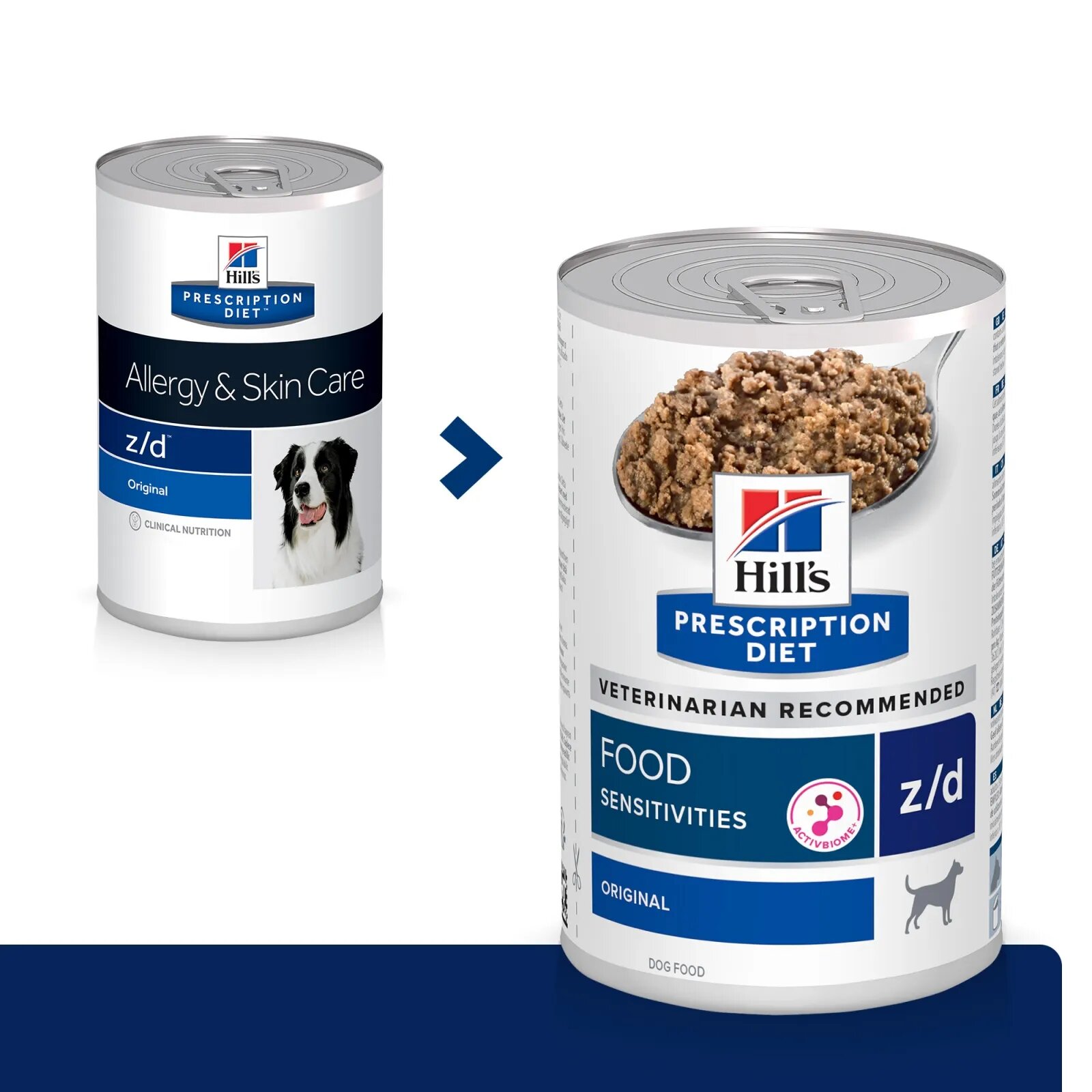 HILL'S Prescription Diet z/d Food Sensitivities dietă veterinară câini conservă hrană umedă piele & blana sistem digestiv (în sos) 370g z/d Food Sensitivities dietă veterinară câini conservă hrană umedă piele & blana si