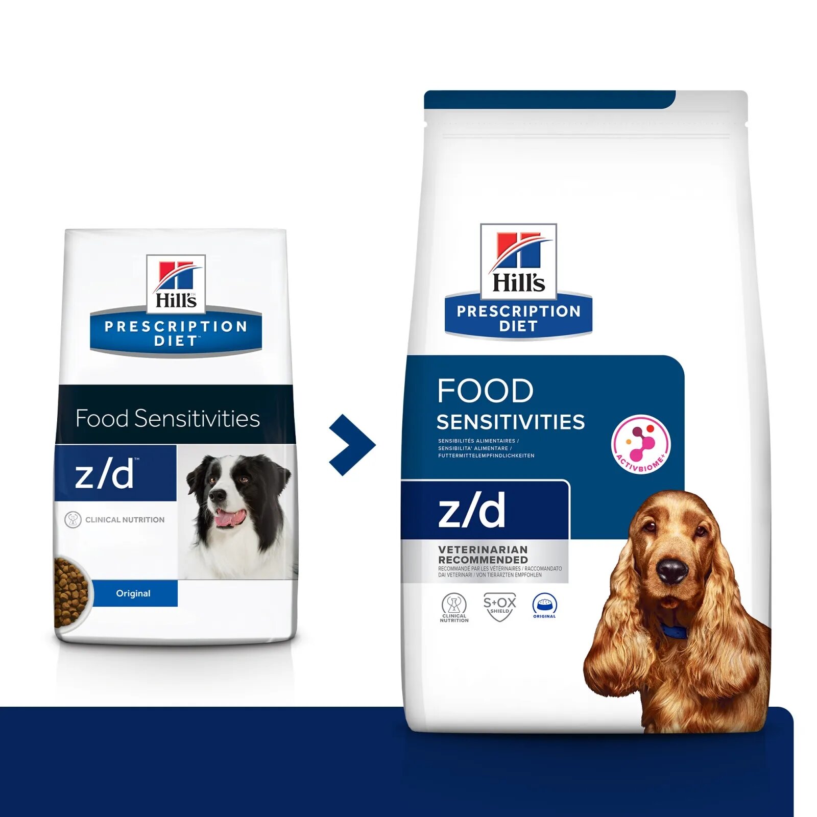 HILL'S Prescription Diet z/d Food Sensitivities dietă veterinară câini hrană uscată afecțiuni dermatologice și digestive z/d Food Sensitivities dietă veterinară câini hrană uscată piele & blana sistem digestiv 10kg
