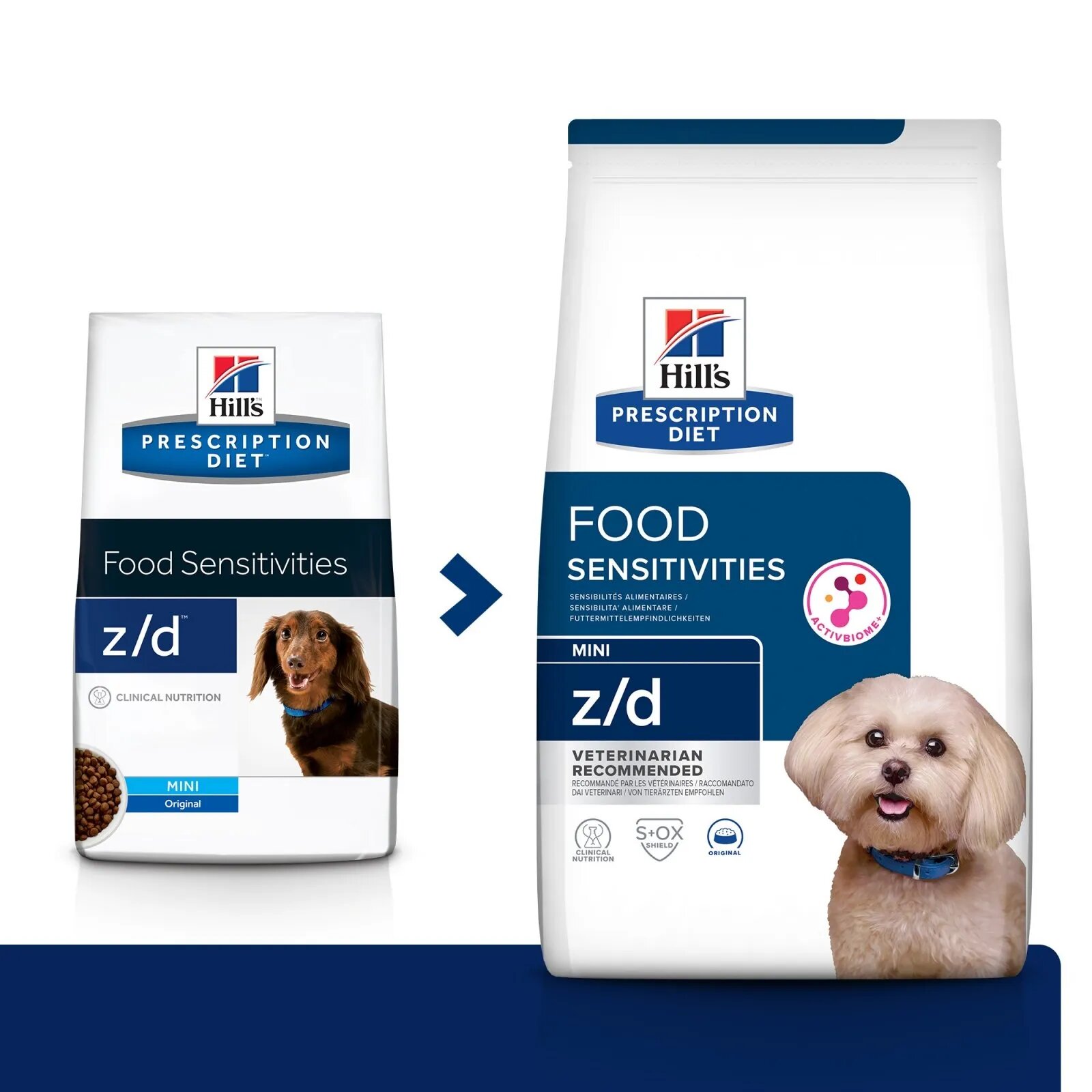HILL'S Prescription Diet z/d Food Sensitivities Mini dietă veterinară câini hrană uscată afecțiuni dermatologice și digestive z/d Food Sensitivities Mini dietă veterinară câini hrană uscată piele & blana sistem digestiv 6
