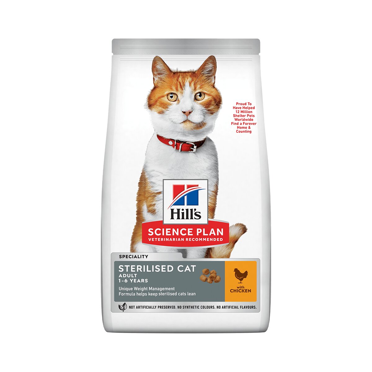 HILL'S Science Plan Adult Sterilised Pui hrană uscată pisici sterilizate 3kg