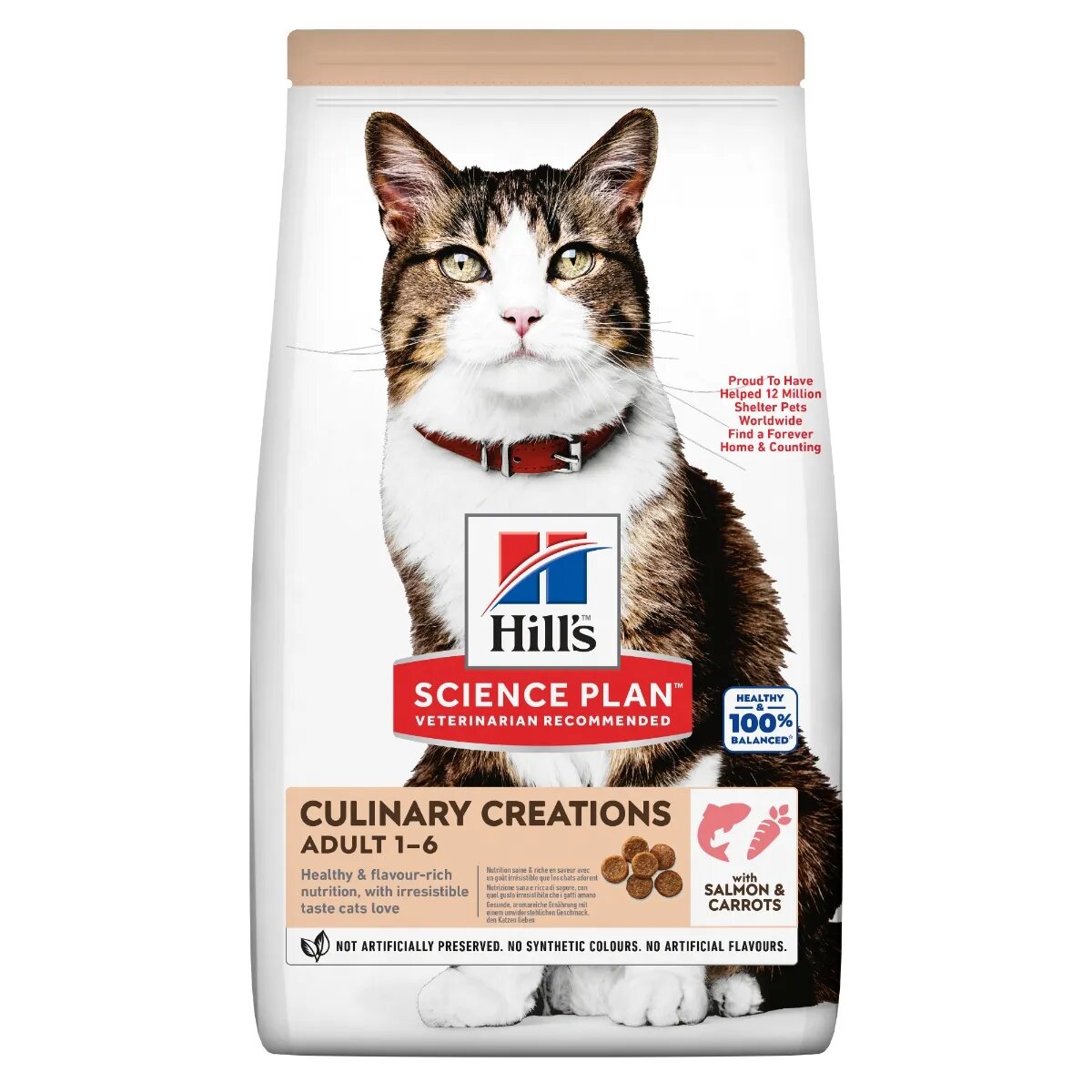 HILL'S Science Plan Culinary Creations Somon și Morcov hrană uscată pisici 10kg