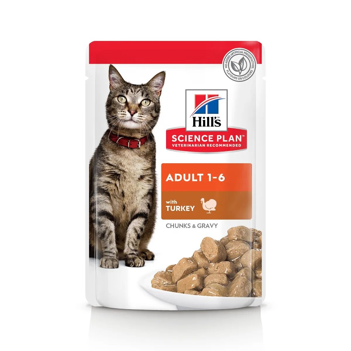 HILL'S Science Plan Curcan plic hrană umedă pisici 85g Curcan plic hrană umedă pisici bax 85g x 12buc