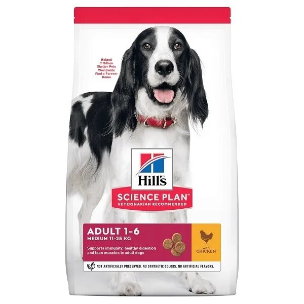 HILL'S Science Plan Hill's SP Canine Adult Medium Pui 2.5 Kg