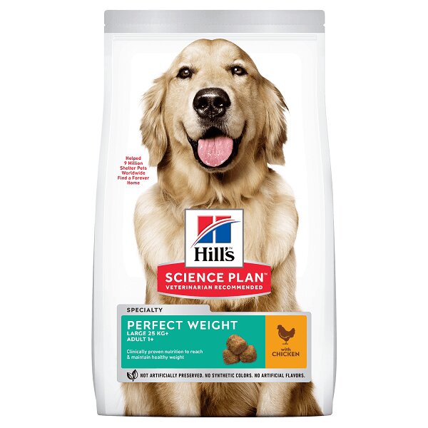 HILL'S Science Plan Hill's SP Canine Adult Perfect Weight Large Breed Pui 12 Kg