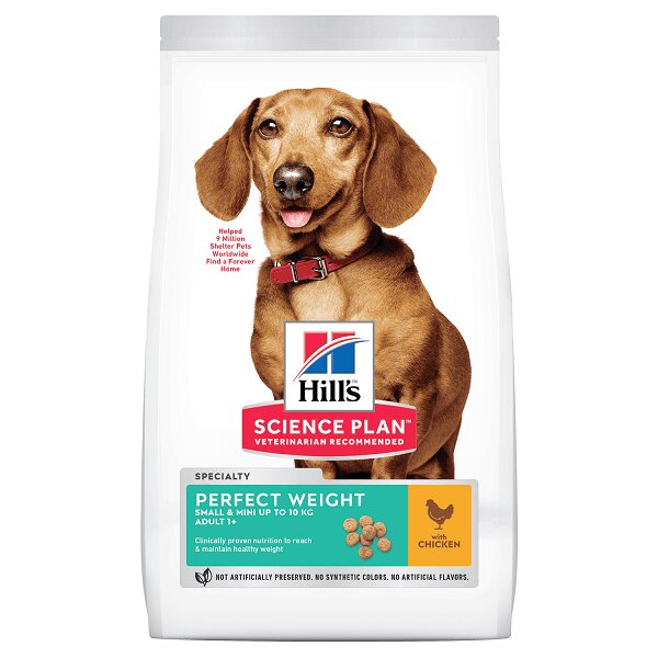 HILL'S Science Plan Hill's SP Canine Adult Perfect Weight Small & Miniature Pui 1.5 Kg