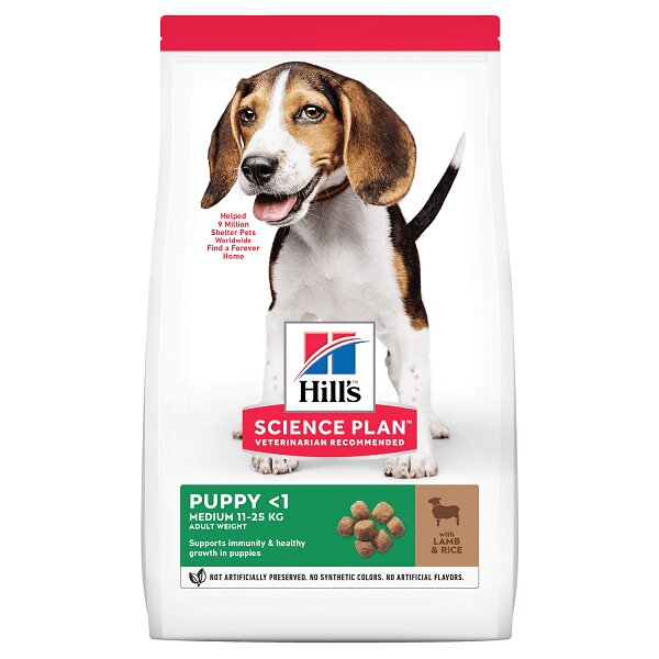 HILL'S Science Plan Hill's SP Canine Puppy Medium Lamb&Rice 2.5 Kg