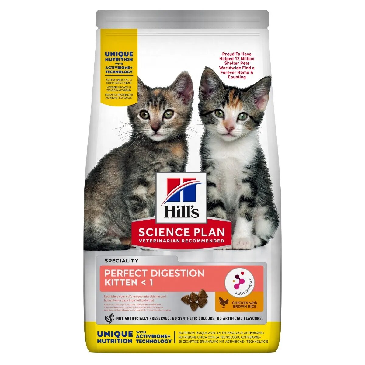 HILL'S Science Plan Perfect Digestion Kitten hrană uscată pisici junior sistem digestiv 300g