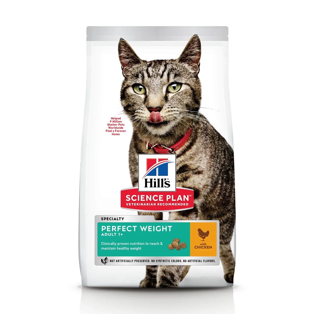 HILL'S Science Plan Perfect Weight Pui hrană uscată pisici managementul greutății 1.5kg