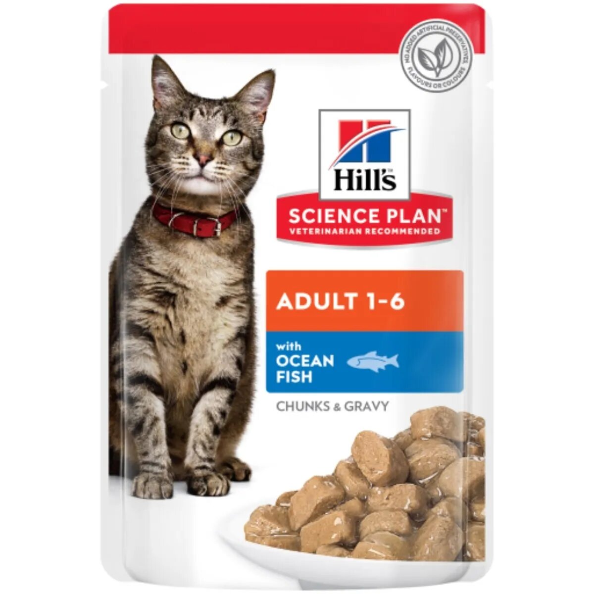 HILL'S Science Plan Pește Oceanic plic hrană umedă pisici 85g Pește Oceanic plic hrană umedă pisici bax 85g x 12buc