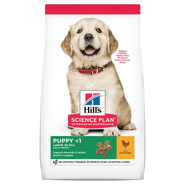 HILL'S Science Plan Puppy L Pui hrană uscată câini junior Hill's SP Canine Puppy Large Breed Pui 14.5 Kg