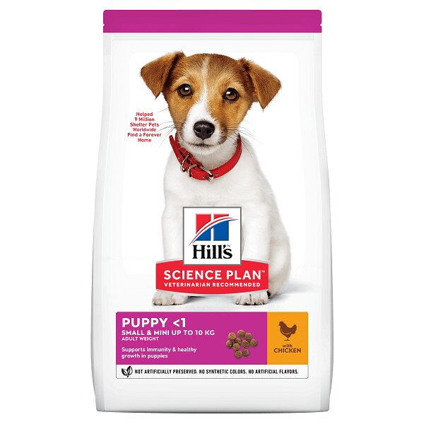 HILL'S Science Plan Puppy XS-S Pui hrană uscată câini junior Hill's SP Canine Puppy Small & Miniature Pui 1.5 Kg
