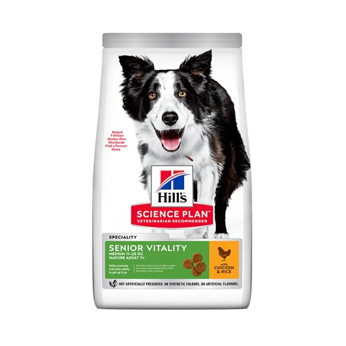 HILL'S Science Plan Senior Vitality 7+ M Pui hrană uscată câini senior 2.5kg