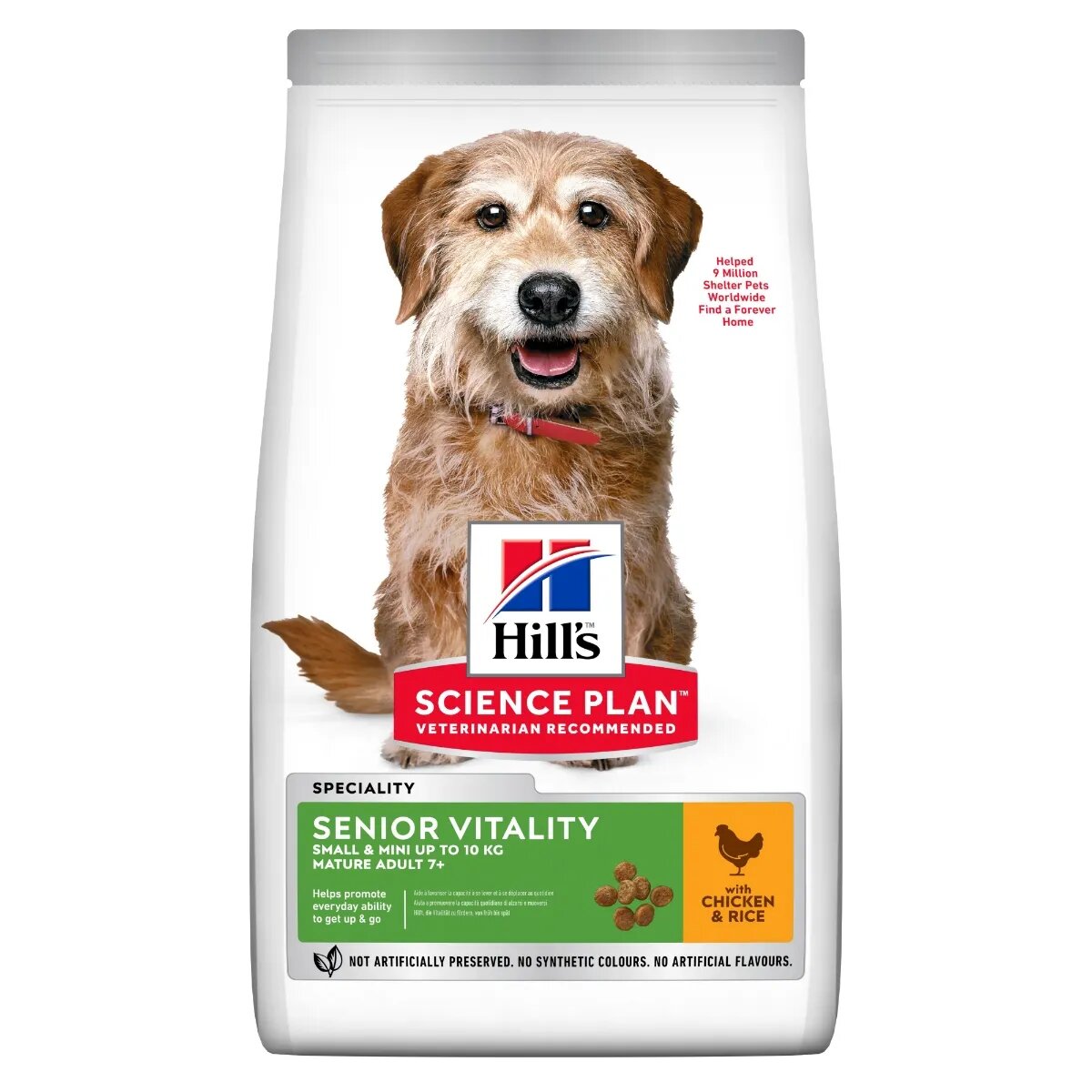 HILL'S Science Plan Senior Vitality 7+ XS-S Pui hrană uscată câini senior 1.5kg