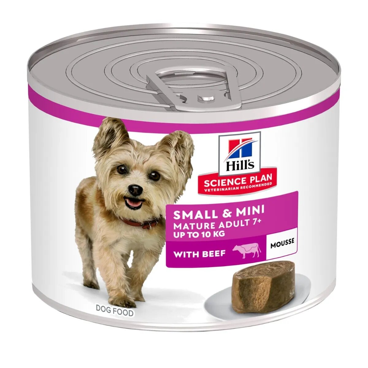 HILL'S Science Plan Small & Mini Mature XS-S Pui conservă hrană umedă câini senior (mousse) 200g